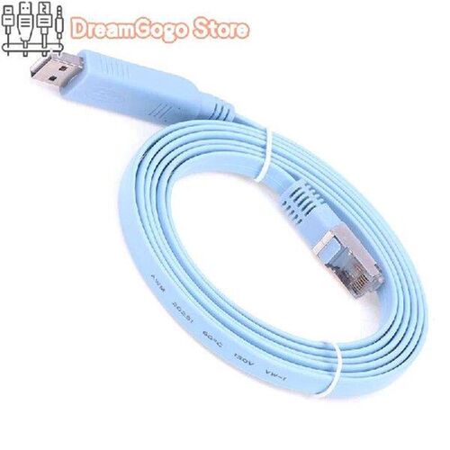 1.8M USB To RJ45 USB To RS232 Serial To RJ45 CAT5 Console
