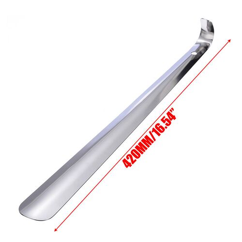 1pcs 42cm Stainless Steel Shoe Horns Easy Handle Shoe Horn S