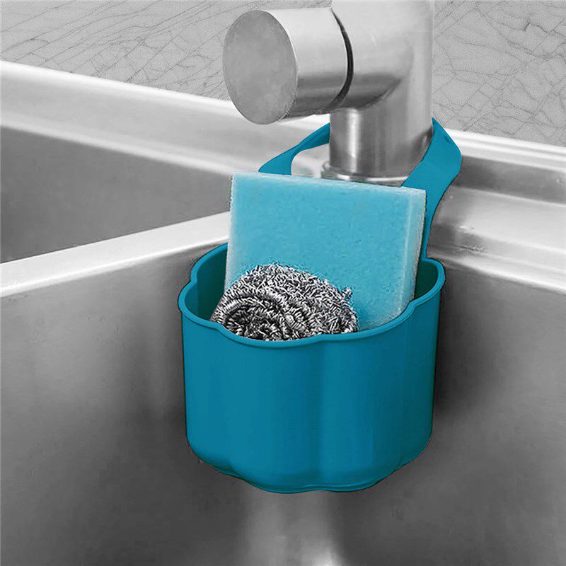 Kitchen Sponge Drain Holder PP rubber Toilet Soap Shelf Orga图片