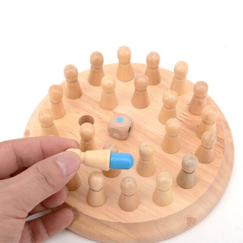 Kids party game Wooden Memory Match Stick Chess Game Fun Blo