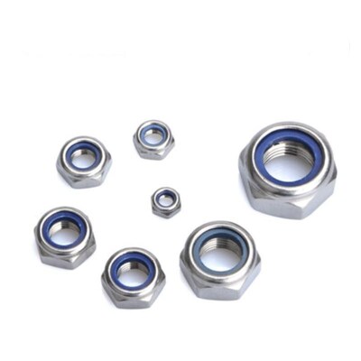 250pcs DIN985 Nylon lock nut M2 M25 M3 M35 M4 M5 M6 m7