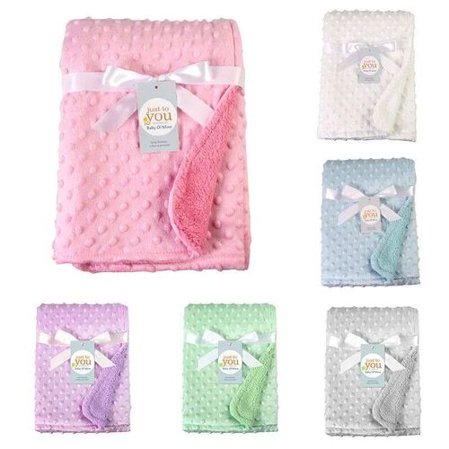 76*102CM Baby Blanket Warm Double Layer Swaddle Wrap Newborn