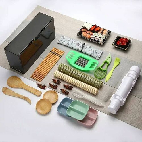 Sushi Making Tools Sushi Knife Bamboo Rolling Curtain Cerami