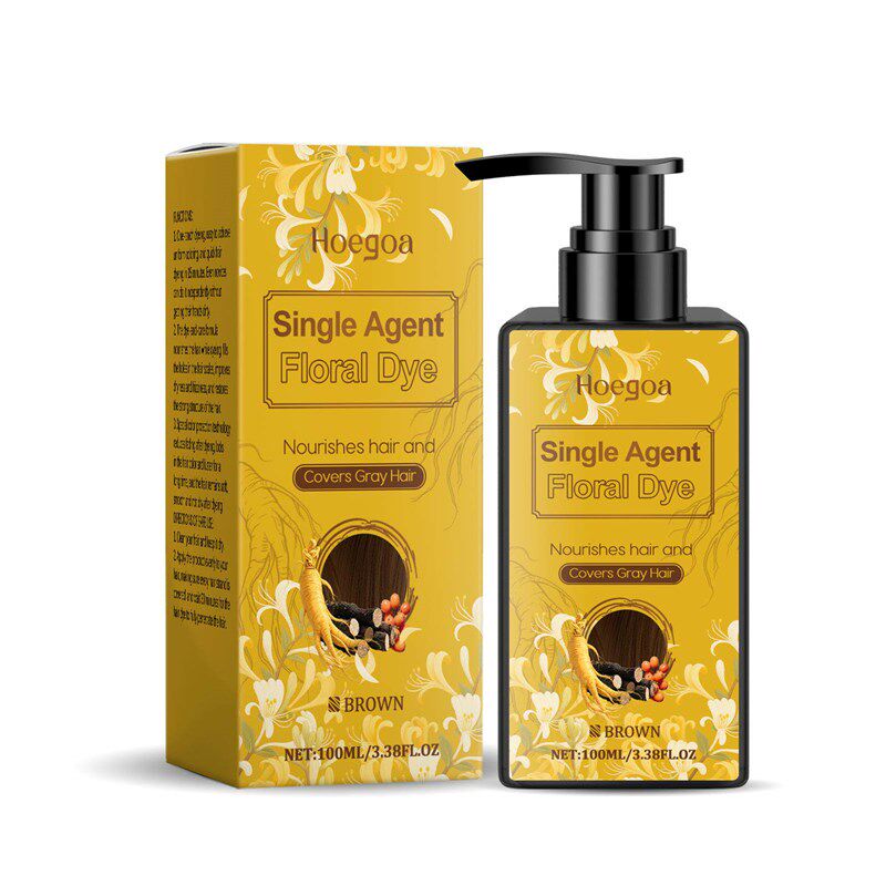 HOEGOA Brown Hair Dye - Gentle Ingredients Nourish and Softe图片