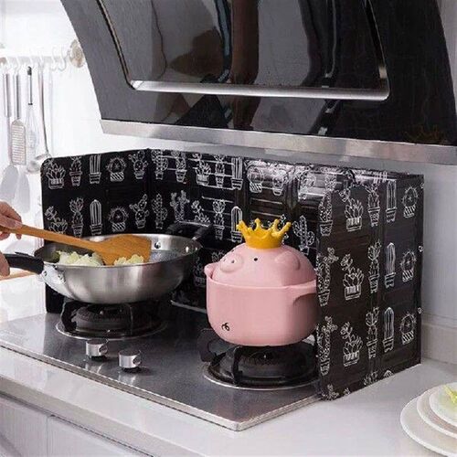 NEW Aluminum Foldable Kitchen Gas Stove Baffle Plate