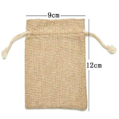 Jute Bag Drawstring burlap bags Gift Candy Beads Bags for