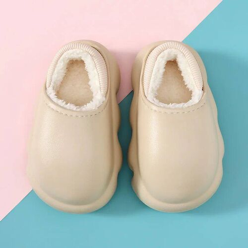 Kids Warm Plush  Shoes Toddler Boys Girls Soft Sole Non-Sl