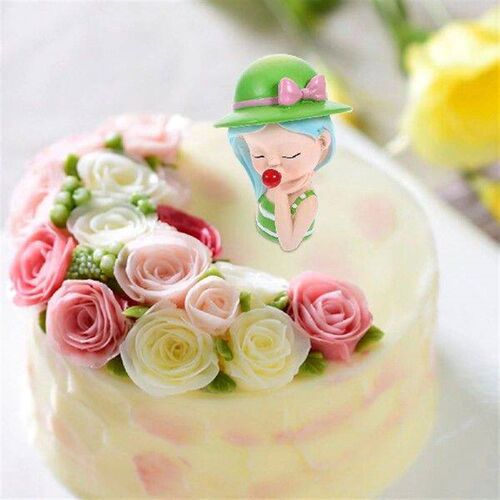 Girl Decoration Attractive Cake Ornaments Beautiful