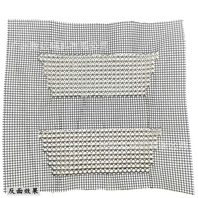 6mm black net drill A shoe upper flower shoe material access