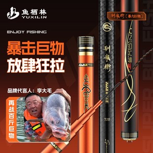 鱼栖林驯龙卫暴力巨物竿青鲟巨物竿超硬黑坑暴力大物竿台钓竿手竿