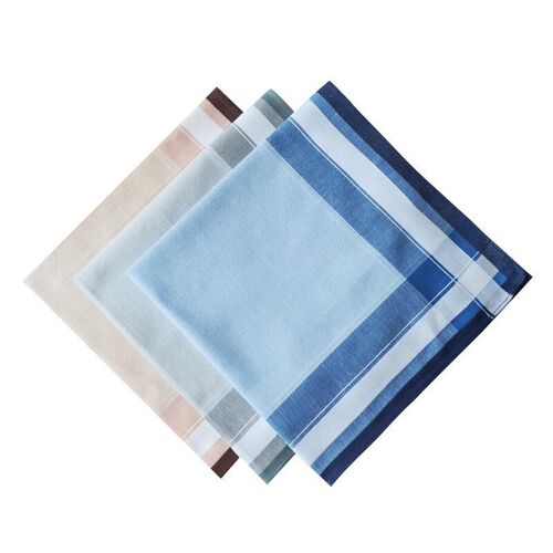 Cotton Men's Handkerchief Square Decorative Suits Grid H