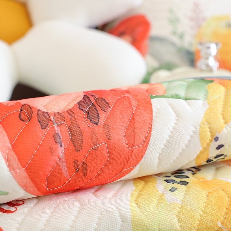 枕西湖法式浪漫冰丝沙发垫夏季新款防滑凉感坐垫田园花卉盖巾罩,居家布艺,沙发垫,淘宝优惠券,粉丝福利购,淘宝优惠卷