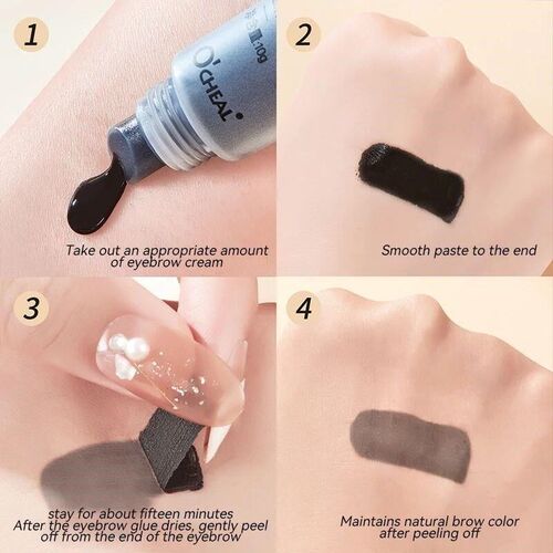 Professional Henna Eyelash Eyebrow Dye Tint 15-Minute Fast T