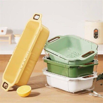 Extendable Double-layer Drain Basket Double-layer