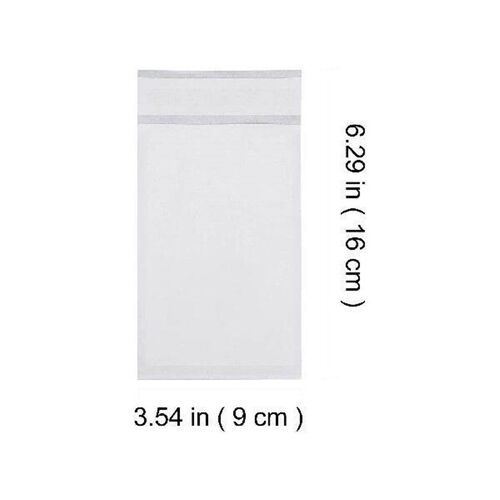 100 Pcs Waxed Paper Bags Packaging Packing Translucent