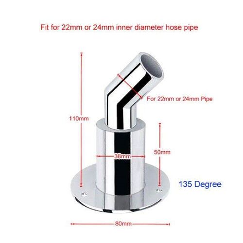 Stainless Steel 316 Thru Hull Exhaust Fitting Tube Pipe