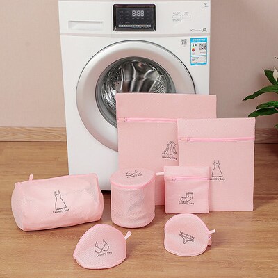 1Pcs Mesh Laundry Bag Laundry Wash Bags Coarse Net Laundry B