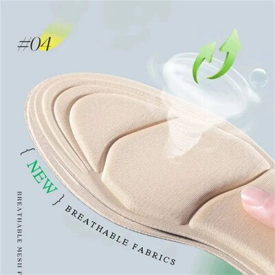 Insoles Memory Foam Women High-heel Shoes Insoles Anti-slip