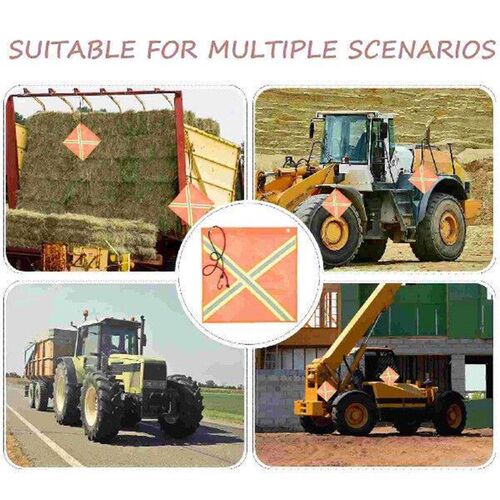 Safety Flag with Bungee Rope Hanging Flags for Trucks