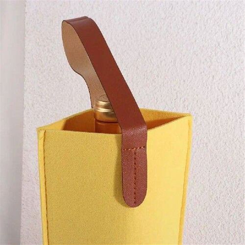 Bottle Carrier Thick Felt Wine Bag Simple Protable