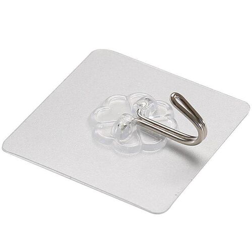 Home-use Transparent No-drill Hooks, Traceless Door-back Hoo