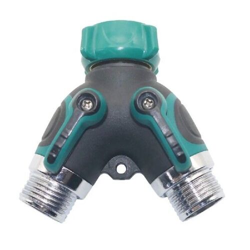 1Pc High Quality Metal 3/4 Inch 2/4-Way Garden Hose