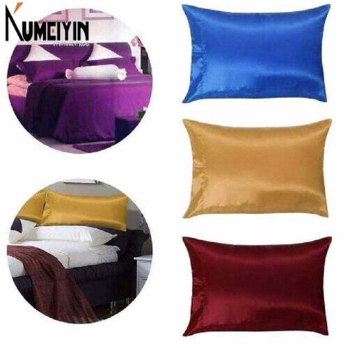 PC Pure Silk satin Pillowcase Silky Soft Pillow Case