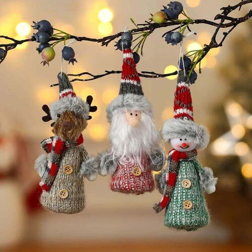 Christmas Snowman Ornaments Christmas Tree Hanging Decoratio