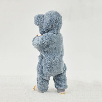 0-2Y Newborn Baby Rompers Spring Warm Fleece Baby Boys Costu