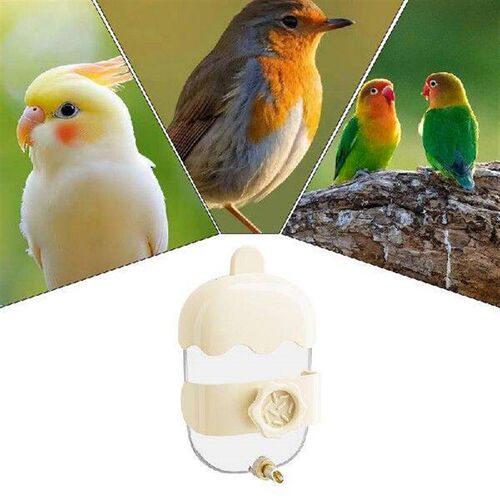 Bird Water Dispenser Parrots Water Feeder Drinker Non-Slip
