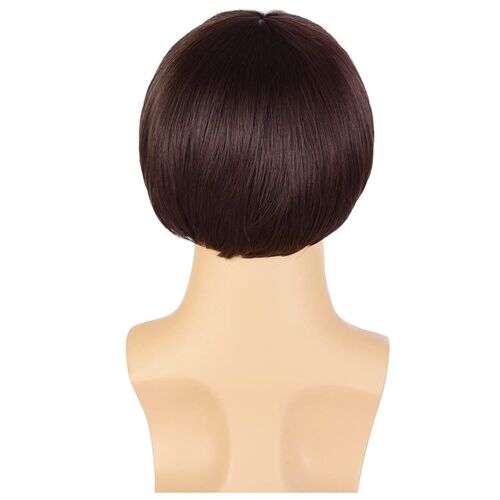 Mens Mushroom Head Wig Bowl-shaped Wig Watermelon Skin Head