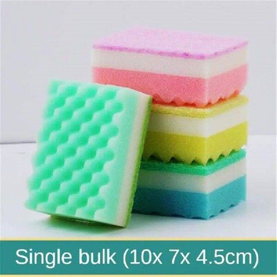 1Pcs Kitchen Cleaning Towel Dishwashing Sponge Kitchenware