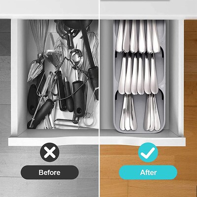 Cutlery Storage Tray Knife Holder Knife And Fork Storage Box