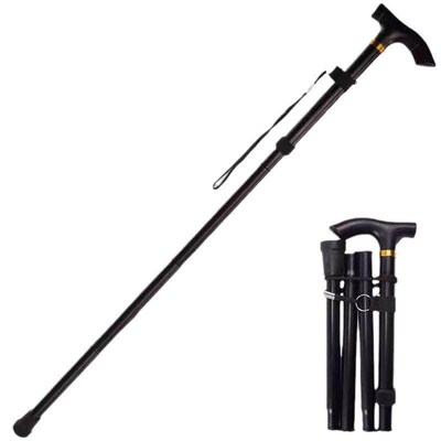 Foldable and Adjustable Aluminum Trekking Pole for Elderly T