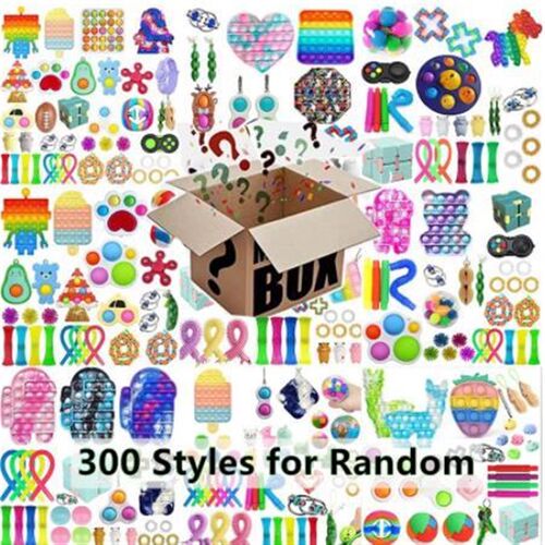 10-100pcs Random Fidget Toys Mystery Gifts Pack Surprise Box