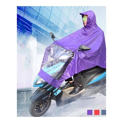 Waterproof Motorcycle Scooter Raincoat Cover Windproof PVC M