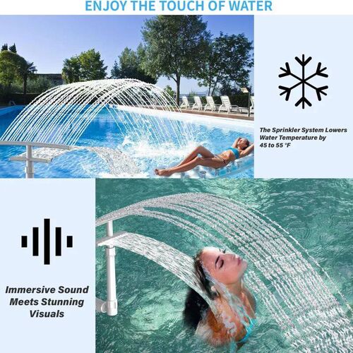 1Pc Adjustable Swimming Pool Fountain, 360  Rotatable Adju