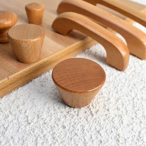 Wood Handle Door Cabinet Drawer Wardrobe Cupboard Simple