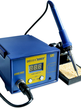 深圳白光电烙铁SBK93b恒温可调温焊台93D数显电焊台焊笔焊枪