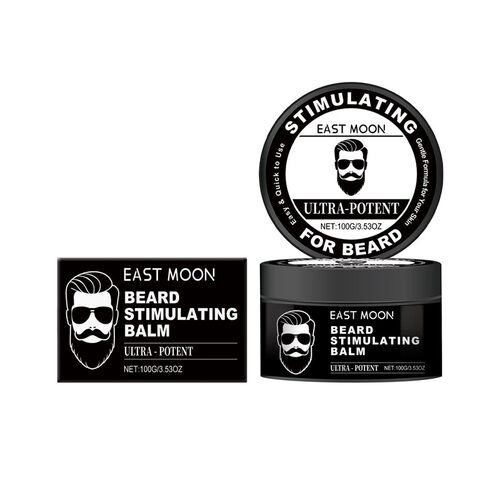 EAST MOON Mens Beard Care Balm - Gentle Nourishment for Sof