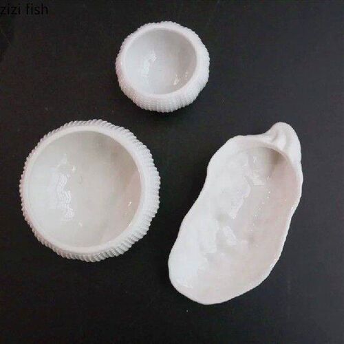 Oyster Shaped Ceramic Plate Dinner Plate Restaurant