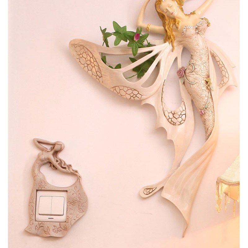 欧式時尚美女树脂开关贴 创意开关装饰墙贴 美人家居開灯插座贴,家居饰品,开关贴,淘宝优惠券,粉丝福利购,淘宝优惠卷