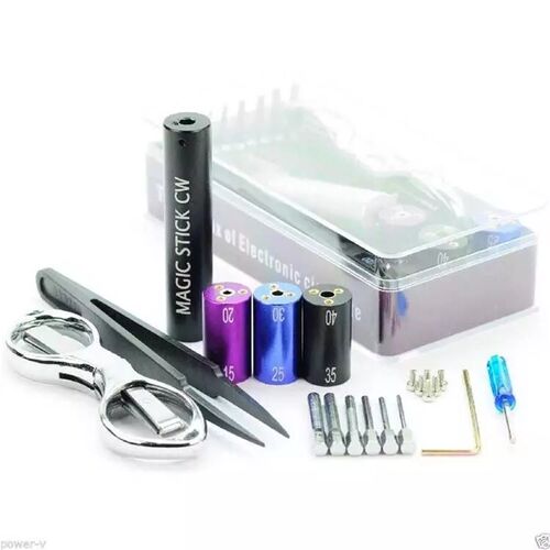 6合1绕线棒DIY RDA 发热丝绕线器配塑胶镊子六合一工具包