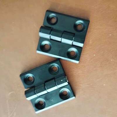 柜门电箱工业设备304不锈钢铰链折页锌合金合页镀铬加厚大全重型