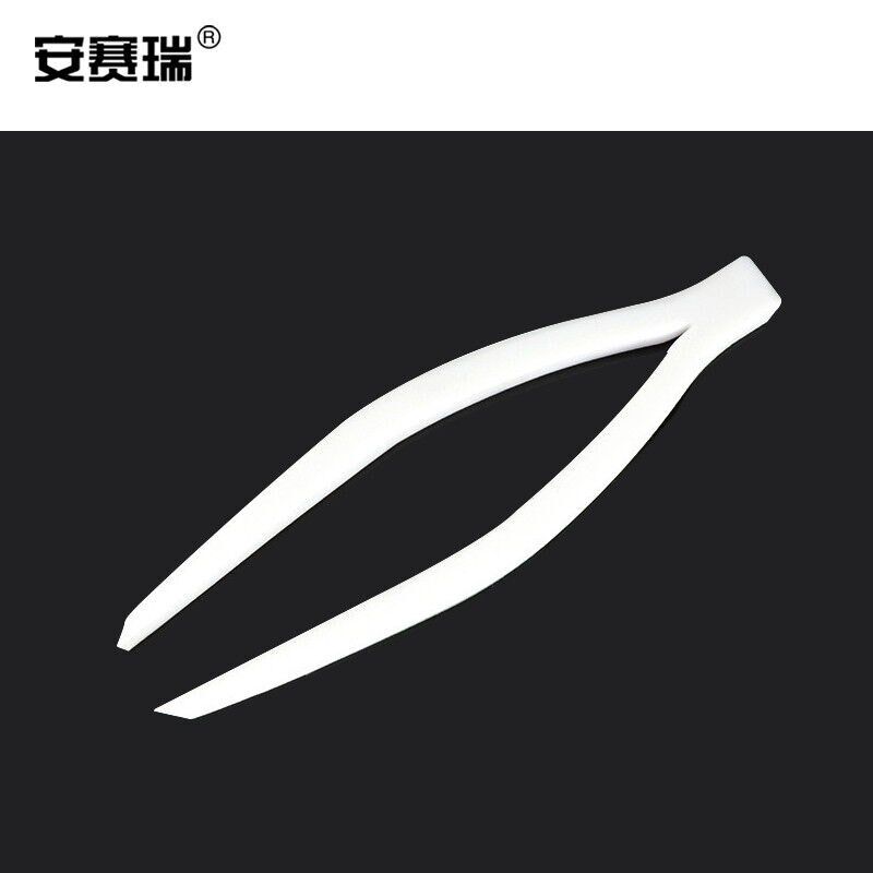 安赛瑞聚四氟乙烯镊子实验室耐高温摇瓶四氟镊子卜型150mm600847