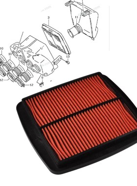 GSF600 Bandit 95-99 GSF1200 96-99 GSX-R600 GSXR600 空气滤芯