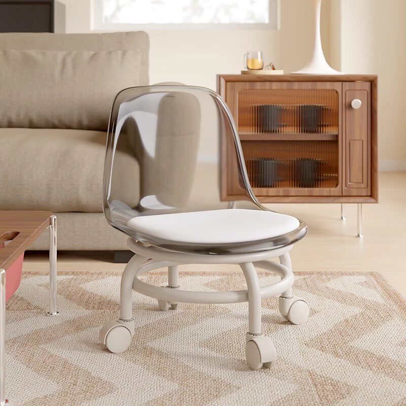 万向轮小凳子软座滑轮矮凳带娃儿童椅子靠背圆凳家用美缝修脚板凳,住宅家具,万向轮凳,淘宝优惠券,粉丝福利购,淘宝优惠卷