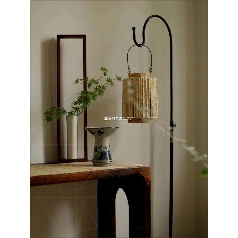 设中式落地灯客厅卧室氛围高颜802饰值复感古装摆件计感立灯