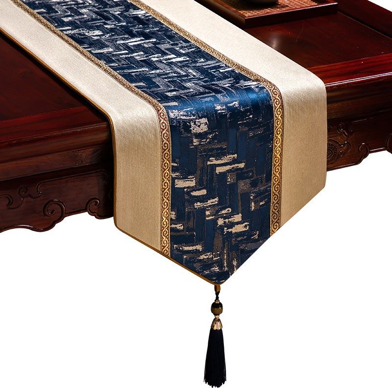 新中式桌旗茶旗禅意中国风茶台布艺长条茶桌垫布茶几布电视柜盖布,居家布艺,桌旗,淘宝优惠券,粉丝福利购,淘宝优惠卷