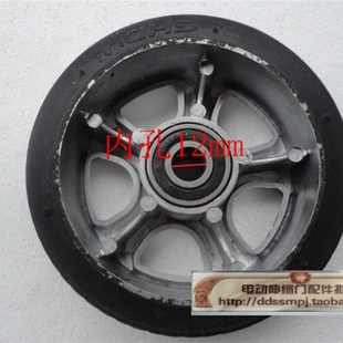 1mm 电动门轮子 电动伸缩门铝心橡胶门排轮 伸缩门 铝轮毂排轮